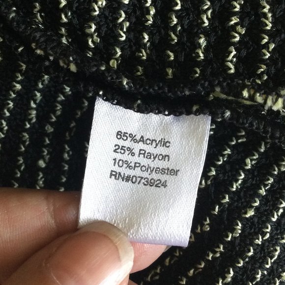 Ming Wang Black w/Yellow Accents Jacket, Medium - Picture 5 of 6